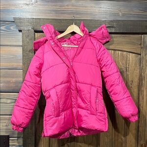 Women's Pink Puffer Jacket